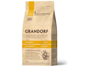 Grandorf Cat 4 lihaga steriliseeritud kassidele 2kg