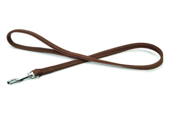 Beeztees jalutusrihm koerale 110cm x18mm nahast pruun