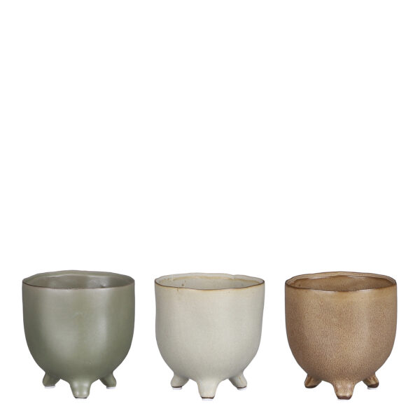 Lillepott Elly jalgadel h11x d10,5cm erinevad