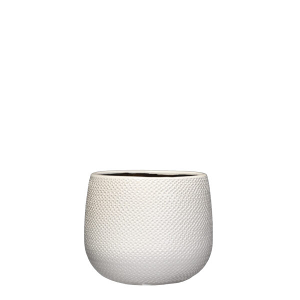 Lillepott Gabriel Ø18x h16cm valge