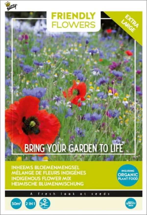 Lilleseemnesegu 'Native flowers' 50m2 1,8kg mullaparandaja + 80g seemneid