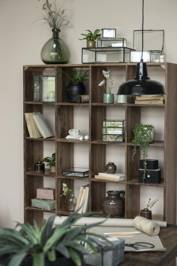 Karp 3 sahtilga, 15.5x h15.5x 15.5cm must