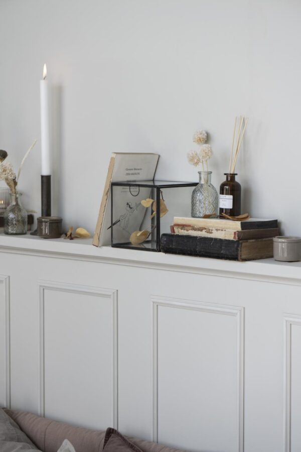 Küünlahoidja Toulouse 8.5x h 12.5x 8.5cm pruun