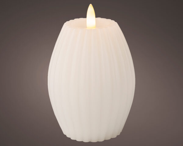 Küünal LED d8x h11,5cm soe valge, pat.