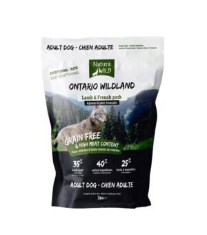 Natura Wild kuivtoit täiskasvanud koerale Ontario Wildland, 2kg