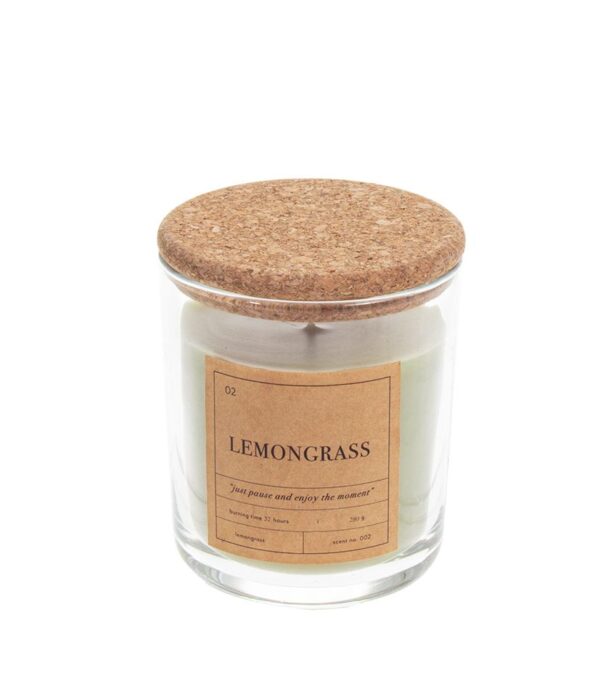 Lõhnaküünal Sidrunhein h10cm, 32h