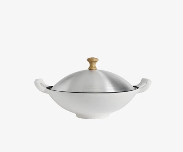 Wokipann kaanega email+ malm 31cm