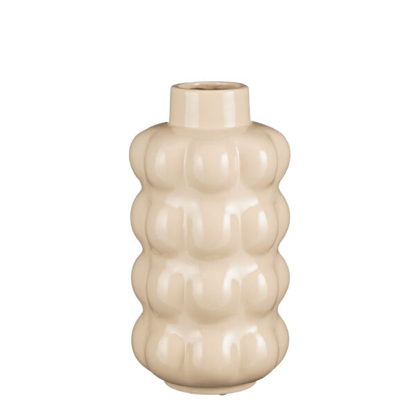 Vaas pallid h30,5x d16cm kreem