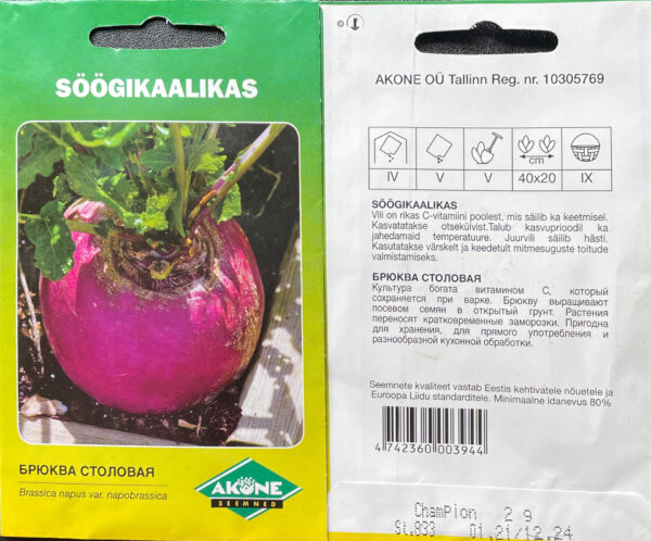 Söögikaalikas 'Champion' 2g