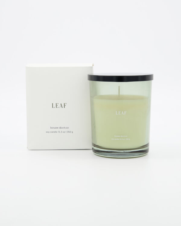 Lõhnaküünal Leaf roheline d9cm