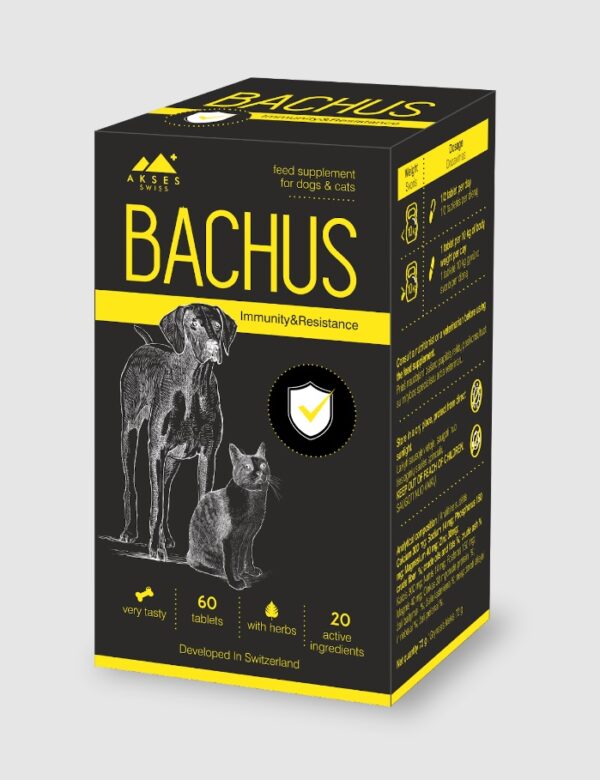 Toidulisand lemmikloomale Bachus Immunity&Resistance N60