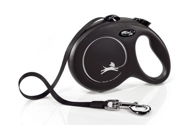 Jalutusrihm Flexi New Classic Tape L must 5m