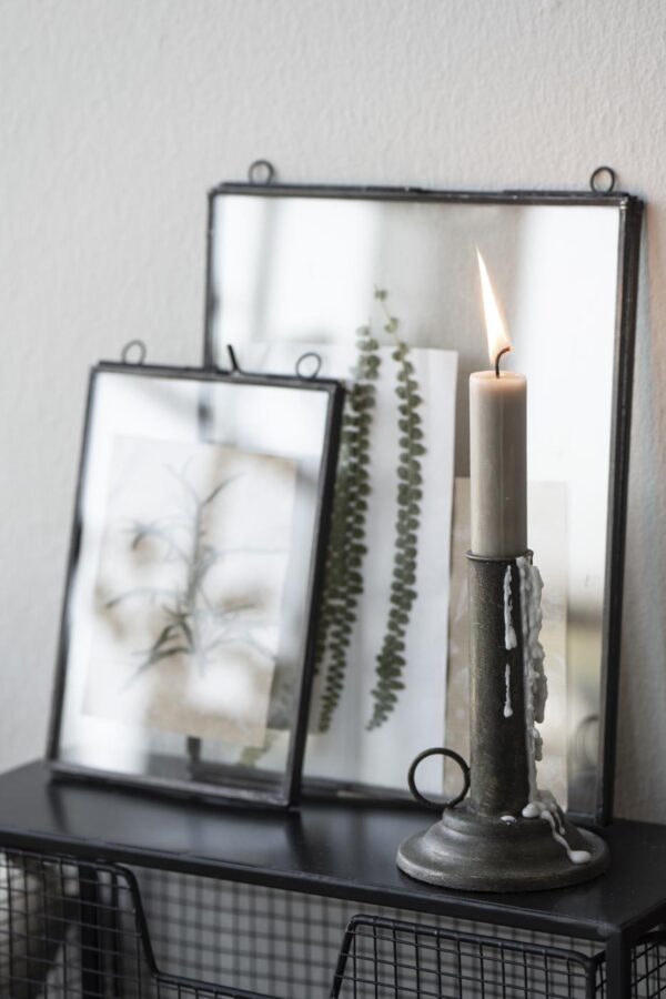 Küünlahoidja Toulouse 8.5x h 12.5x 8.5cm pruun