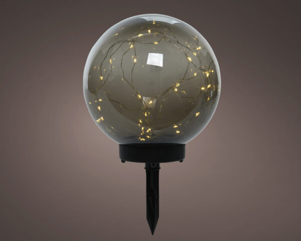 Solarvalgusti 50LED d30x h38cm soe valge