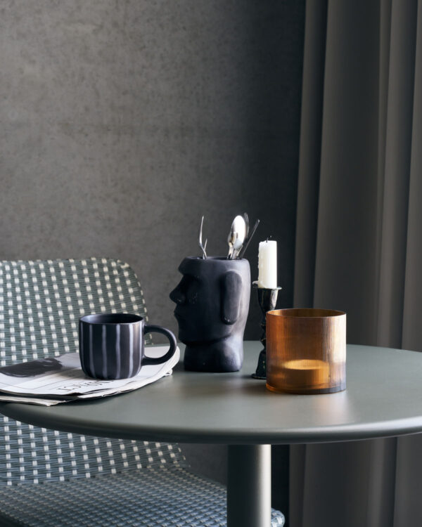 Küünlahoidja Amka d10x h10cm amber