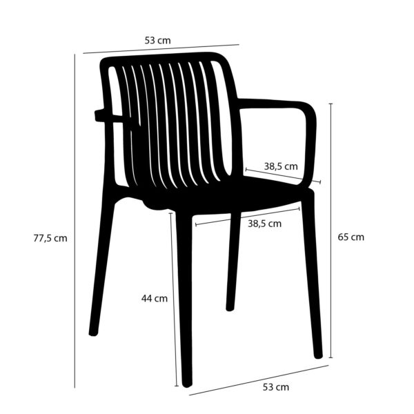 Aiatool Paloma 53x53x h77,5cm rohekas hall
