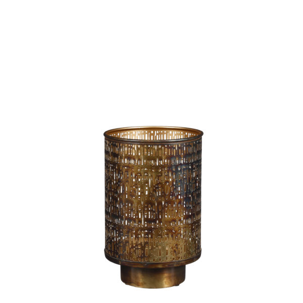 Küünlahoidja Harmony d23,5x h16cm kuldne