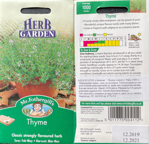 Aed-liivatee (tüümian) 1000s