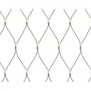 Valgusvõrk 2,6x1m soe valge 200LED IP44