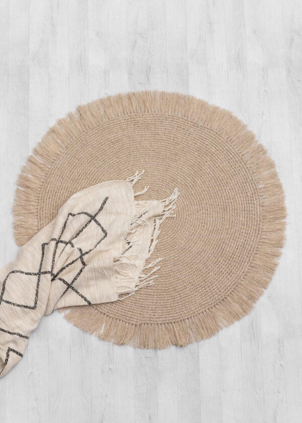 Vaip Laavu ümar 133cm sand