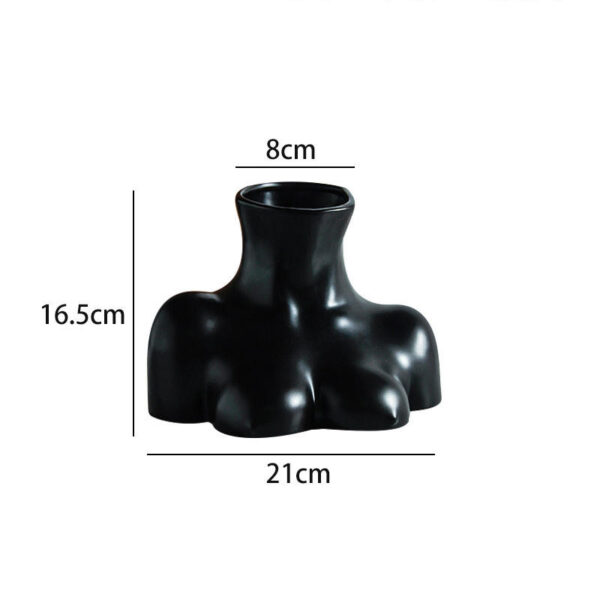 Vaas Body suurem, must