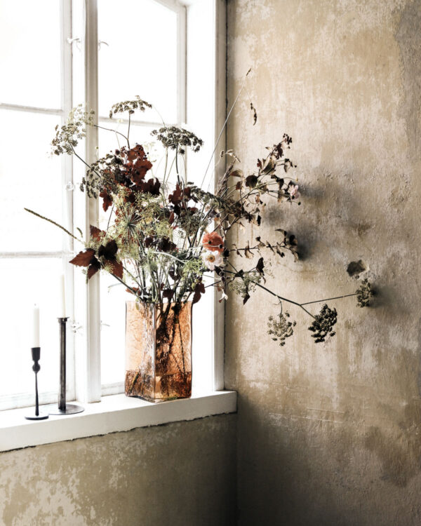 Vaas 16x16x h30cm amber