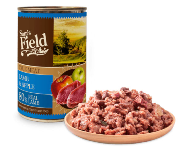 Sam's Field kons Lamb meat&apple 400g