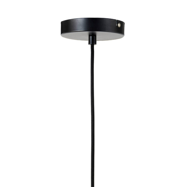 Laelamp Jaicey d45x32,5cm must/kuldne