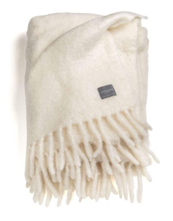 Mohäärpleed Luxury Kid 140x230cm Pure White