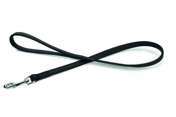 Beeztees jalutusrihm koerale 110cm x18mm must nahast vintage