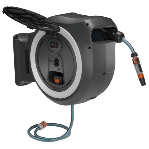 Voolikupool akuga PowerRoll XXL 40m valge, 18V Li-Ion / 2.5 Ah