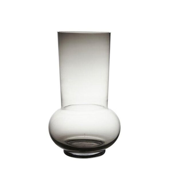 Lillevaas 17x30cm suitsune klaas