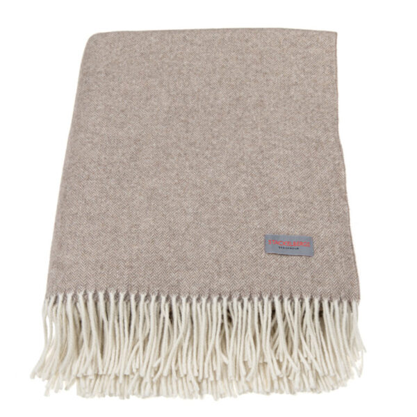 Lambavillapleed 140x180cm Beige & White