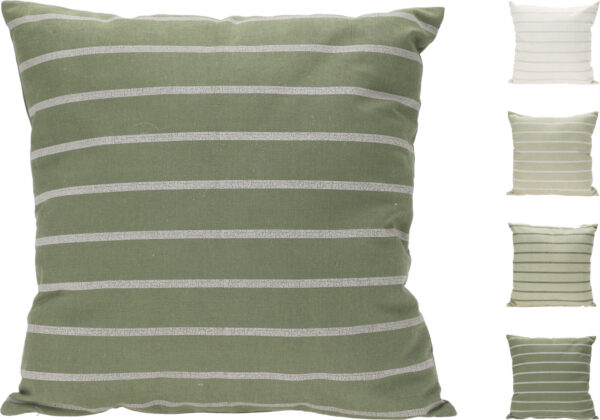 Dekoratiivpadi triibud 45x45cm, mix, 1tk