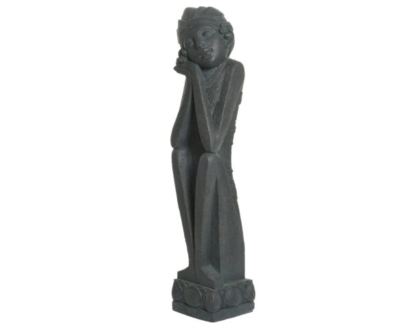 Aiakuju kükitav naine 20x21x97,5cm t.hall