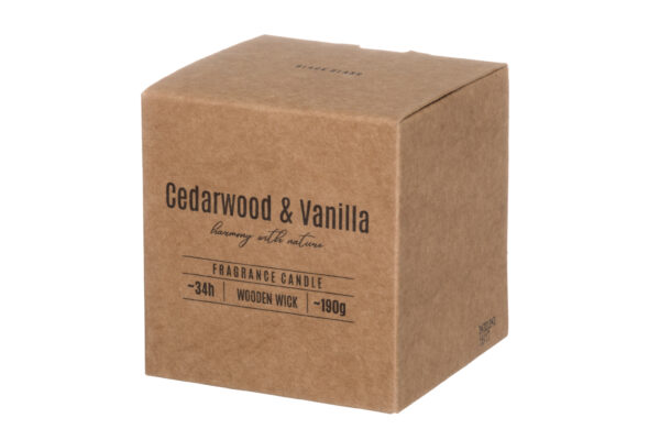 Lõhnaküünal Cedarwood & Vanilla 34h