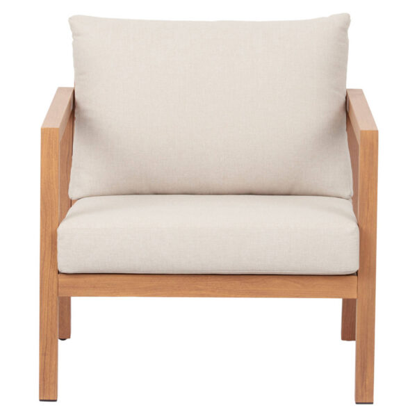 Aiamööbli komplekt Katinka diivan, laud, 2 tooli kreem