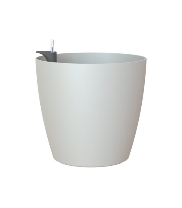 Lillepott altkastmissüsteemiga San Remo Ø36cm matt valge