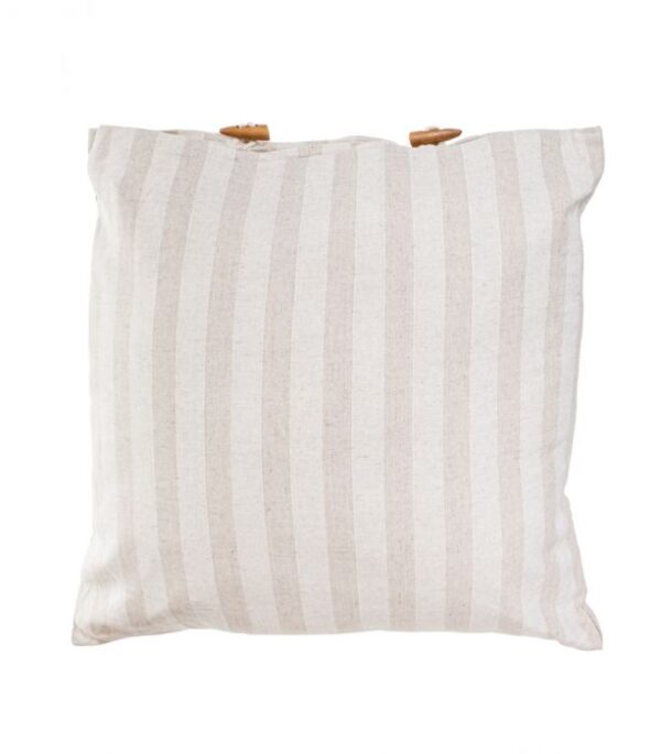 Padi 45x45cm linen, triip