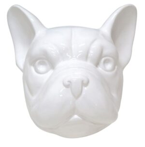 Kuju Bulldog 14.5x 10.5x 16cm valge