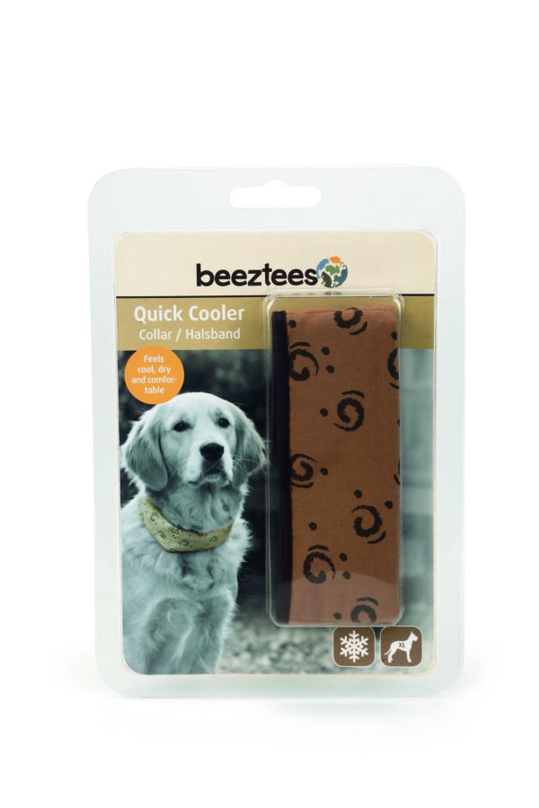 Beeztees kaelarihm koerale 54-66cm pruun xl quick cooler