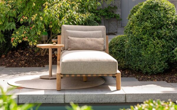 Lamamistool Lucas 94x175x h82cm tiigipuu