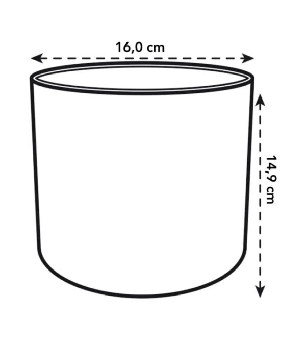 Lillepott B.for Soft Ø16x h15cm tumehall