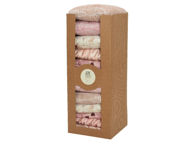 Dekoratiivpadi roosad mustrid 45x45cm erinevad