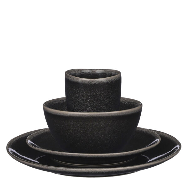 Nõudekomplekt Tabo 16 osaline must