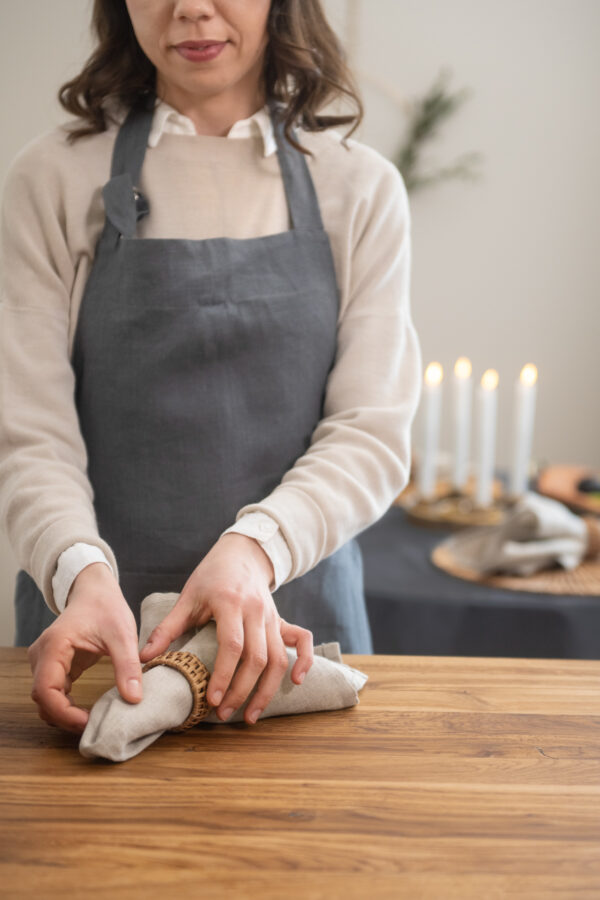 Põll Pellava 75x90cm hall