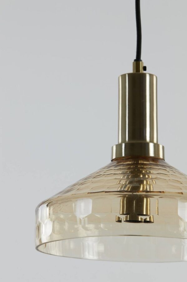 Laelamp Delilo d25x24cm oranz klaas