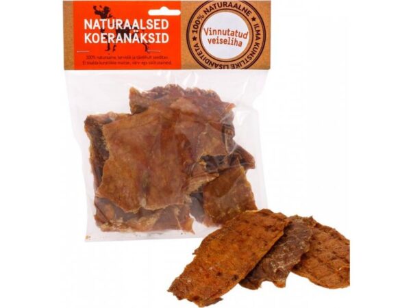 Maius koerale, VINNUTATUD VEISELIHA 500g, Naturaalsed koeranäksid