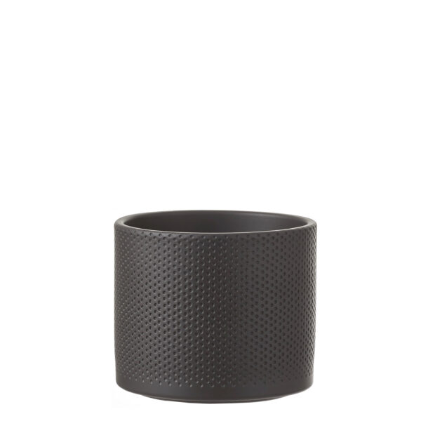 Lillepott Era reljeefne Ø17,5x H14,5cm tumehall