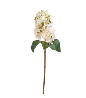 Kunstlill hortensia 50cm valge